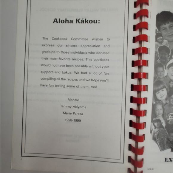 Vintage Hawaiian Spiral Bound Recipe Cookbooks Set of 3 - Picture 4 of 10